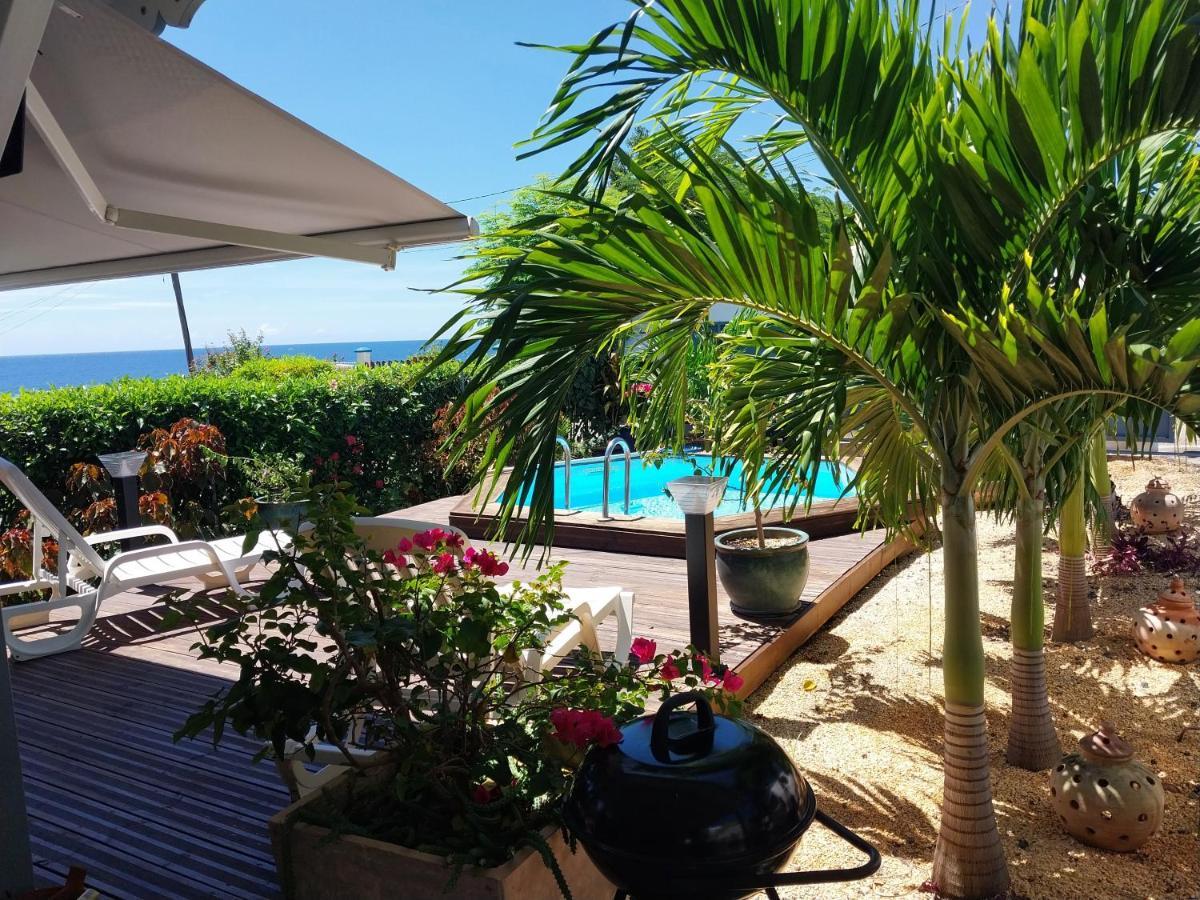 Les Gites Capra - Villa Aiméandre piscine et Spa Bouillante Extérieur photo